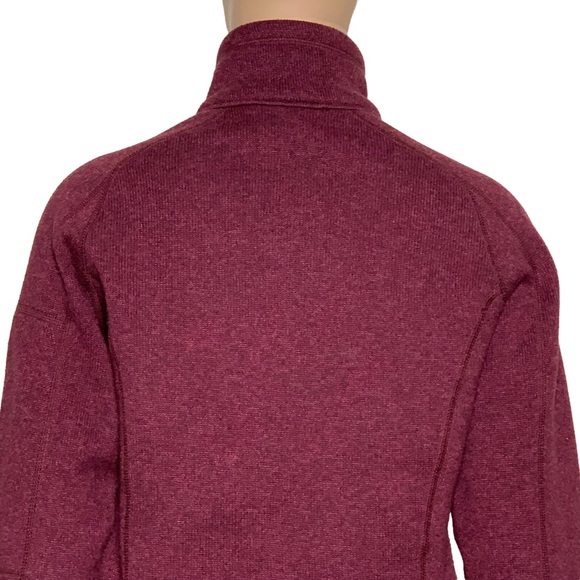 Patagonia Better Sweater Women's Maroon 1/4 Zip Pullover XS - Picture 5 of 13